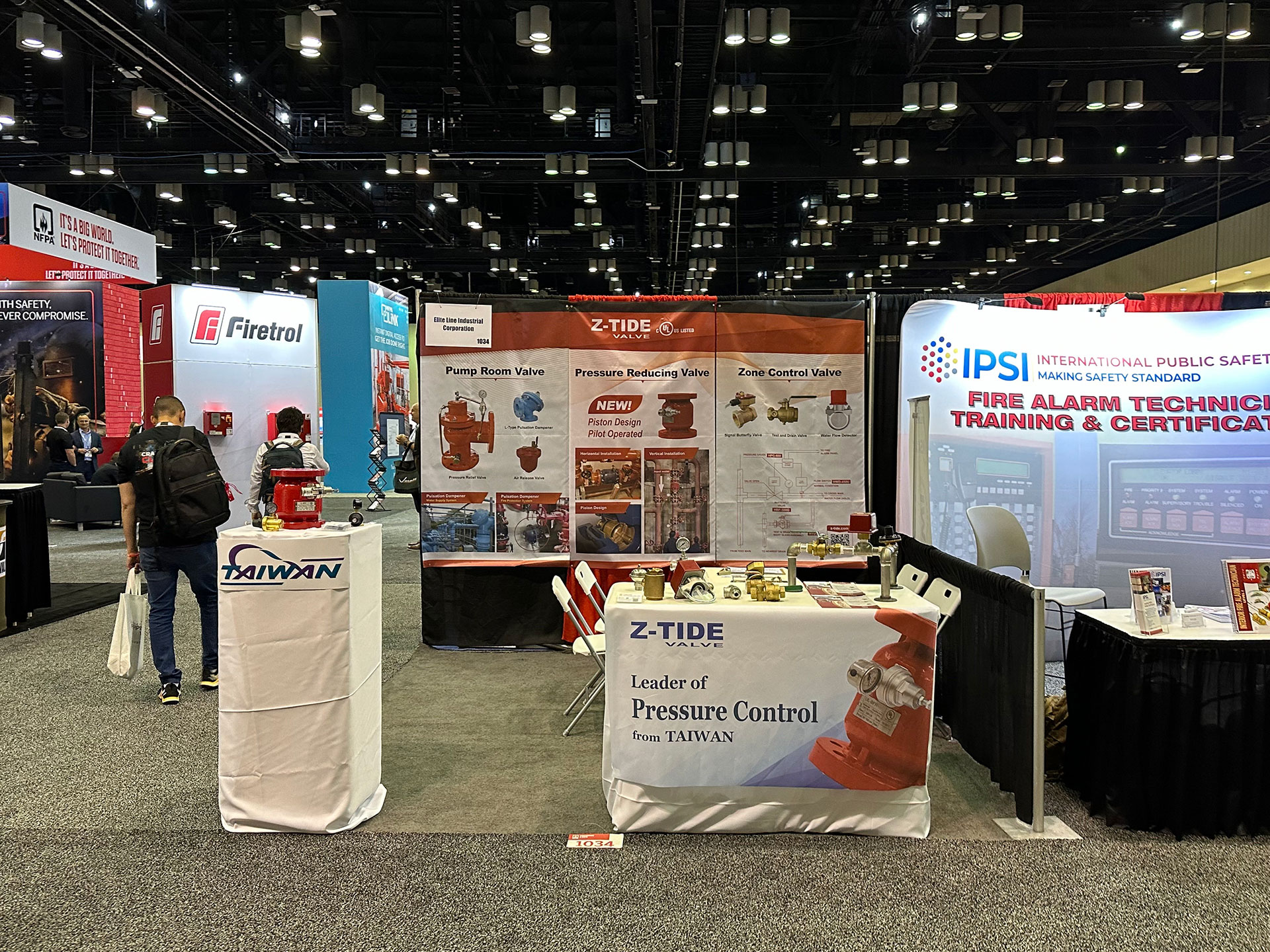 Hants pressure reducing valve from Taiwan participated in NFPA Conference Expo 2024