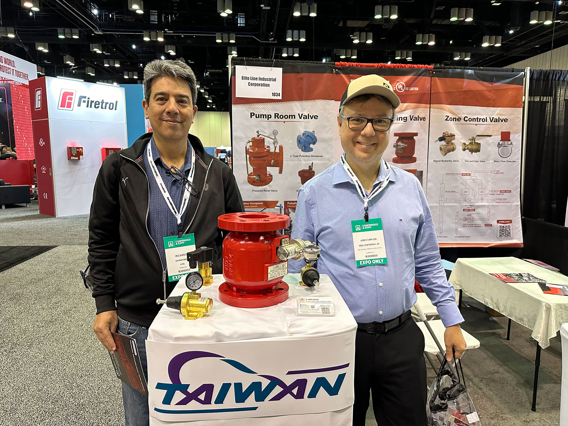 Hants pressure reducing valve from Taiwan participated in NFPA Conference Expo 2024