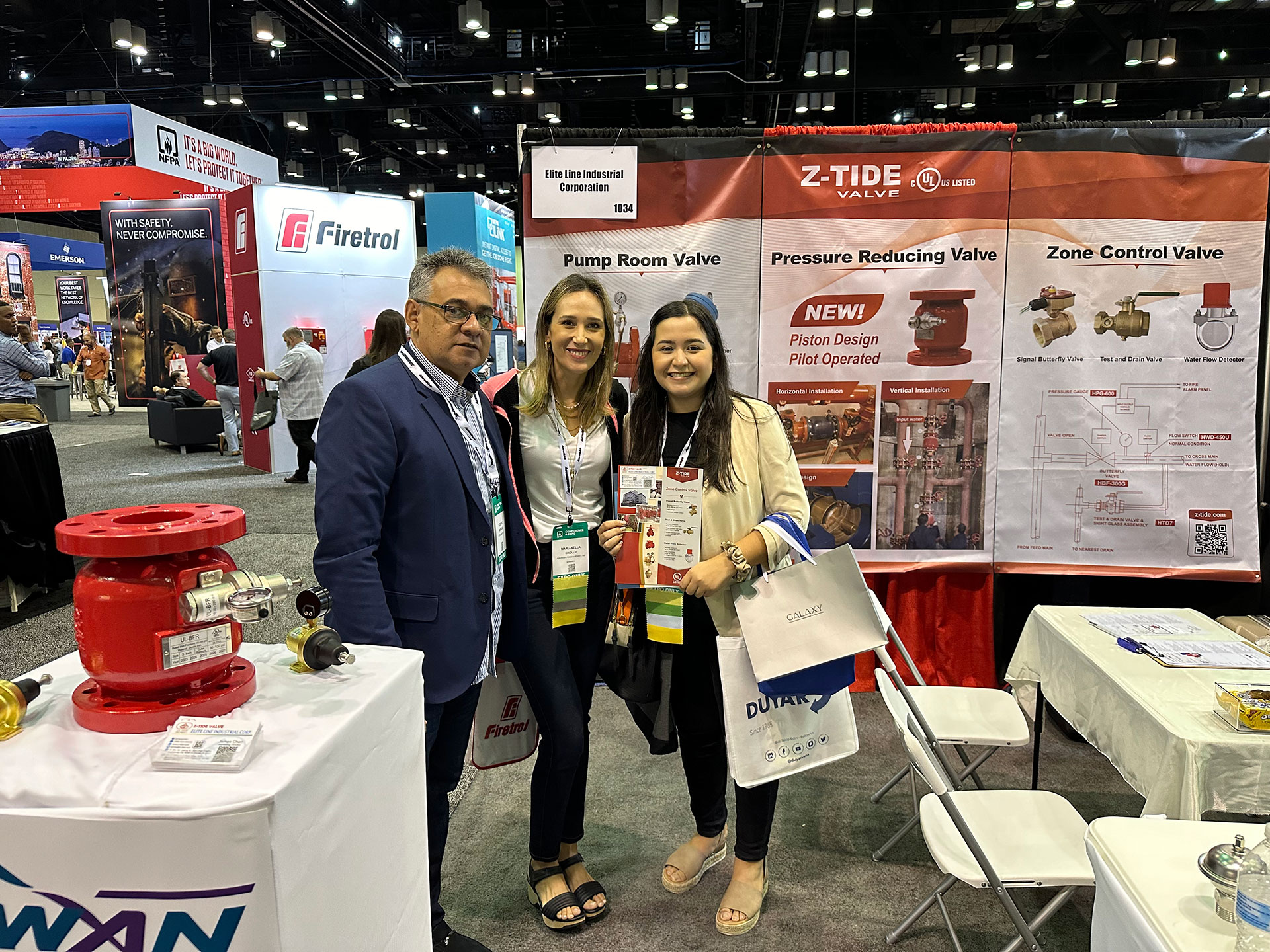 Hants pressure reducing valve from Taiwan participated in NFPA Conference Expo 2024