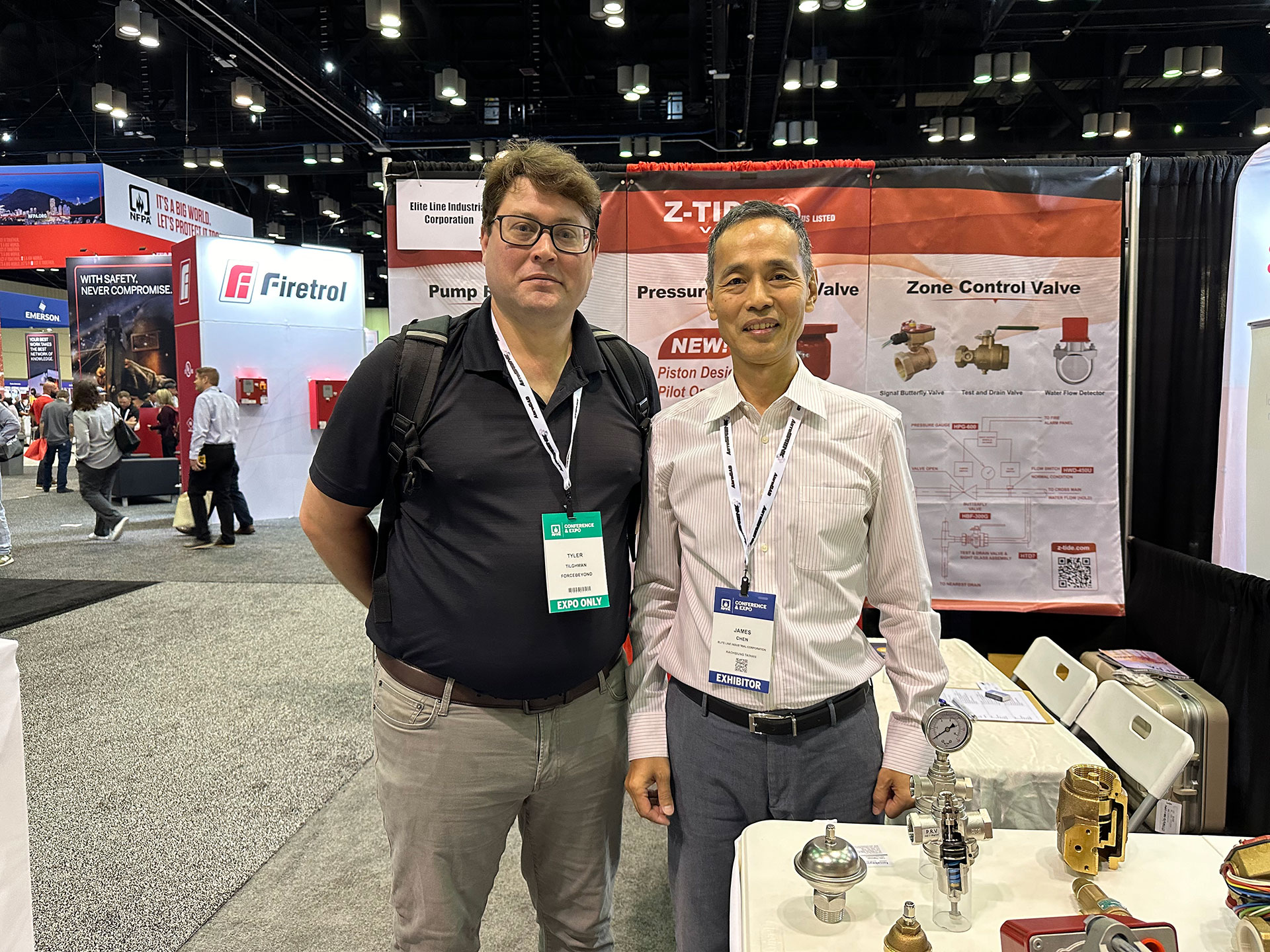 Hants pressure reducing valve from Taiwan participated in NFPA Conference Expo 2024