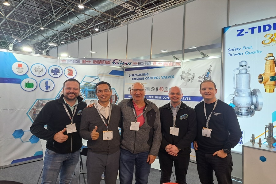 Hants pressure reducing valve from Taiwan participated in Valve Vorld Dusseldorf 2024