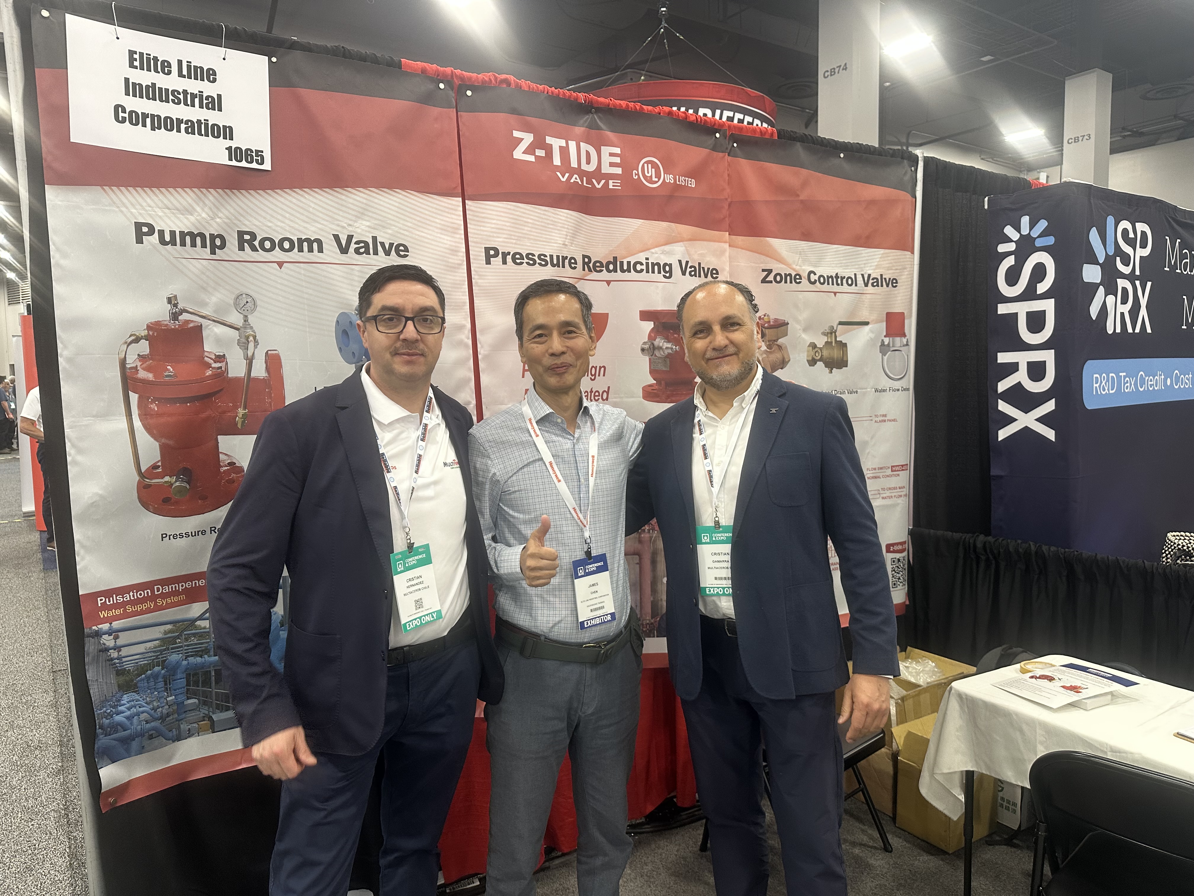 Hants pressure reducing valve from Taiwan participated in NFPA Expo 2025
